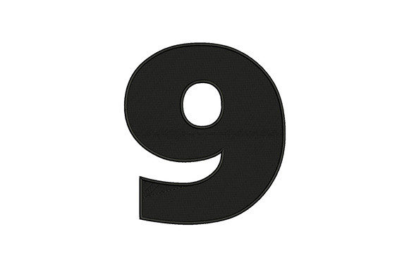 Bold Number 9